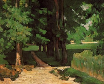 Paul Cezanne Painting - Lane of Chestnut Trees at the Jas de Bouffan Paul Cezanne